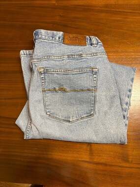 Lauren Jeans Co. Ralph Lauren Women's Size 12 Light Wash Straight Leg Denim Jean